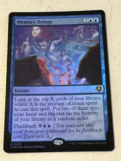 mtg foil Memory Deluge, Innistrad Remastered, unplayed - Image 1