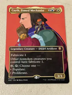 mtg borderless Cayth Famed Mechanist, Modern Horizons 3 Commander, unplayed - Image 1