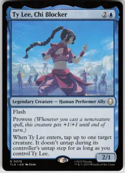 MTG Ty Lee, Chi Blocker Normal NM Avatar: The Last Airbender Magic 76 - Image 1