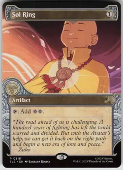 MTG Sol Ring (Showcase) Normal NM Avatar: The Last Airbender: Magic 316 - Image 1