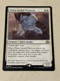 mtg White Orchid Phantom, Modern Horizons 3, unplayed - Image 1
