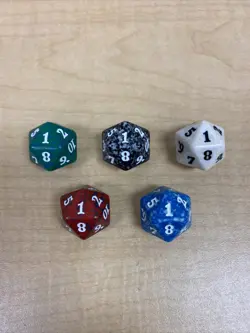 MTG Magic Game Night 2022 Edition Spindown Set Life Counter Dice Die - Image 1