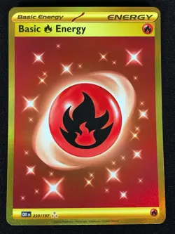 Pokemon Energy Fire 230/197 Secret Rare Holo (NM) - Image 1