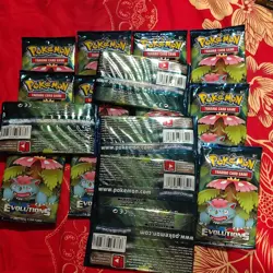 Pokemon TCG Evolutions Booster Packs 20x Venusaur Art Sealed English - Image 4