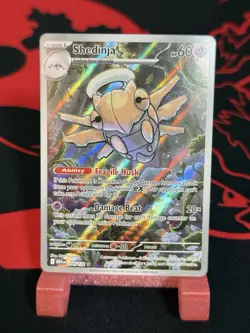 Shedinja 144/132 Mega Evolution Full Art Holo Rare Pokemon Card NM - Image 1
