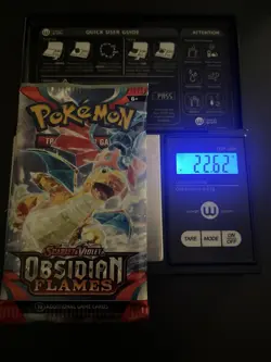 VERY HEAVY! 22.62 Gram Obsidian Flames Pokemon TCG Factory Sealed Booster Pack! - Image 1