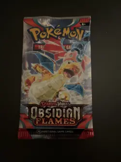 VERY HEAVY! 22.62 Gram Obsidian Flames Pokemon TCG Factory Sealed Booster Pack! - Image 2