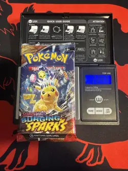 22.47g HEAVY - Pokemon TCG S&V - Surging Sparks - Booster Pack! Possible GOD - Image 1