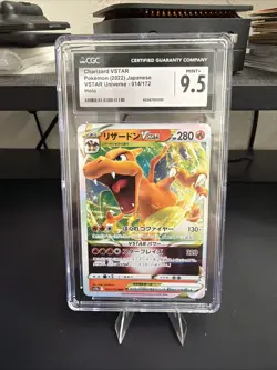 CGC 9.5 2022 Pokemon Charizard VSTAR Japanese Star Birth 015/100 GEM MINT - Image 1