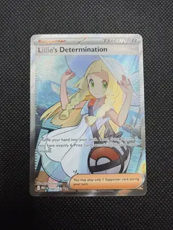 Pokemon Lillie's Determination 169/132 Secret Rare Mega Evolution Card - Image 1