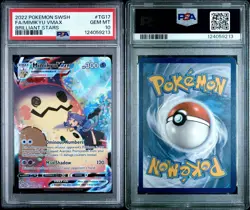 2022 Pokemon SWSH Full Art Mimikyu Vmax TG17/TG30 Brilliant Stars PSA 10 - Image 3