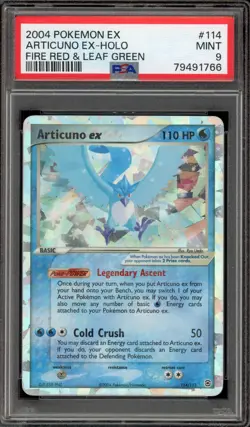 Pokemon Articuno ex EX Fire Red & Leaf Green Holo Ultra Rare #114 PSA 9 Mint - Image 1
