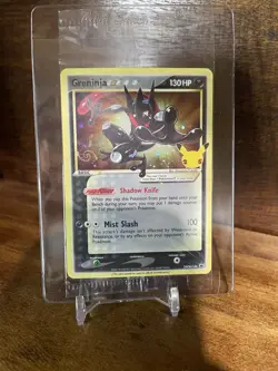 SWIRL 💫 Celebrations Greninja Gold Star Promo SWSH144 Pokemon TCG NM Sealed - Image 1
