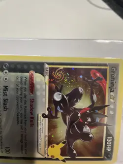 SWIRL 💫 Celebrations Greninja Gold Star Promo SWSH144 Pokemon TCG NM Sealed - Image 3