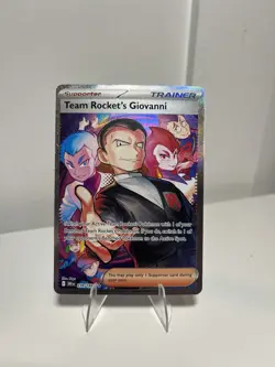Team Rocket’s Giovanni 238/182 Sir Destined SIR Pokemon TCG NM near mint - Image 1