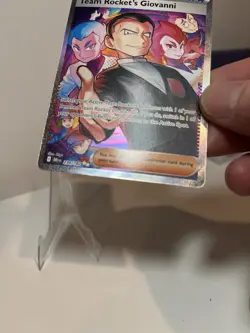 Team Rocket’s Giovanni 238/182 Sir Destined SIR Pokemon TCG NM near mint - Image 2