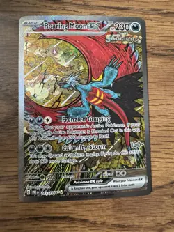 Pokemon Roaring Moon ex 162/131 SV: Prismatic Evolutions Holo Special Illustrat. - Image 1