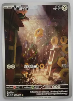 Meltan 179/162 SV05: Pokemon Temporal Forces Holo NM - Image 1