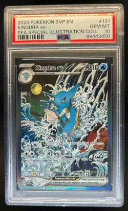 2023-25 Pokemon SV Black Star Promos - SVP EN Kingdra ex #131 PSA 10 - Image 1