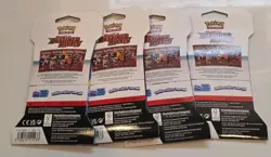 Destined Rivals Sleeved Booster Pack Art Set (4) SV10 Pokemon TCG Sealed x4 - Image 2