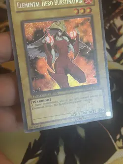 Yugioh: Elemental Hero Burstinatrix - EHC1-EN002 Limited Edition Secret Rare MP - Image 4