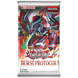 YUGIOH BURST PROTOCOL 10 BOOSTER PACKS Plus 2 FIELD CENTERS FACTORYSEALED INHand - Image 1