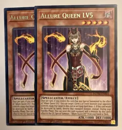 2x Allure Queen Lv5 1st Edition Rare MZTM-EN064 Yu-Gi-Oh! - Image 1