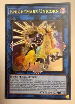 Yu-Gi-Oh! Knightmare Unicorn [Ultra Rare] RA01-EN043 (Alternate Art) - Image 1