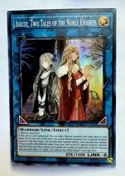 Yu-Gi-Oh TCG Isolde, Two Tales Of The Noble Knights AMDE-EN052 1st Ed Super Rare - Image 1