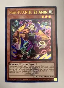 Noh-P.U.N.K. Ze Amin - BLMM-EN073 - Ultra Rare - 1st Ed Yugioh - Image 1