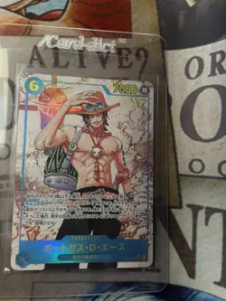 Portgas D Ace SEC Alt Art OP13-119 One Piece Carrying on His Will Japanese - Image 1