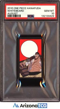 One Piece 2010 Whitebeard August One Piece Hanafuda GEM MINT PSA 10 - Image 1