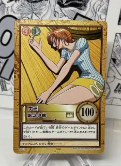 2001 Nami C431 One Piece Carddass Hyper Battle Card Bandai Japanese NM - Image 1