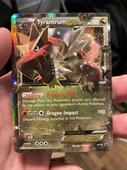 Tyrantrum EX Pokemon Card XY70 Holo Rare Promo - Image 1