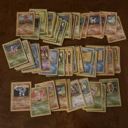 WOTC Pokemon Base Set Card Lot 80+ LP-Vintage • Actual Cards Shown/Fast Ship! - Image 1