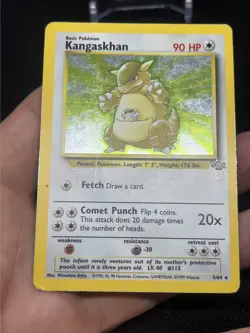 Pokemon TCG Kangaskhan Holo Rare Card 5/64 Jungle Set Vintage MP - Image 3