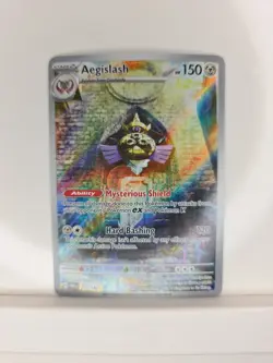 Paradox Rift Pokemon Card, Aegislash 210/182 Secret Rare - Image 1