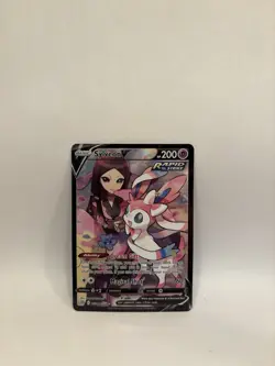 Pokemon TCG Sylveon V Trainer Gallery Full Art Card TG14/TG30 Brilliant Stars - Image 1