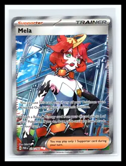 💥 Mela 236/182 - Pokemon TCG Paradox Rift Full Art Ultra Holo Rare Card - Image 1