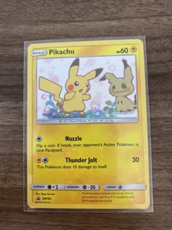 Pikachu - Sun and Moon - SM162 - Pokemon Card - Promo Holo NM - Image 1