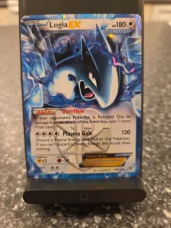 Pokemon Lugia EX Ultra Rare TCG Card 108/135 B&W 8: Plasma Storm LP - Image 1