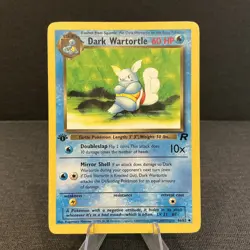Dark Wartortle 46/82 1st Edition Team Rocket 2000 Vintage Pokemon Card - Image 1