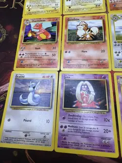 Vintage Pokemon Card Lot (12) Original WOTC Base Set Some 1st Edition Shadowless - Image 4