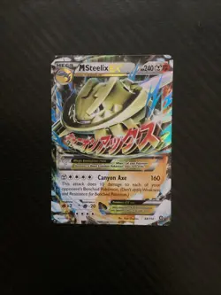 Mega Steelix EX 68/114 Steam Siege Ultra Rare Holo Pokemon Card NM - Image 1