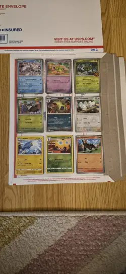 pokemon card binder collection lot english 54 Cards ex,v,full art,reverse. #002 - Image 2
