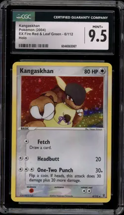 Pokemon Kangaskhan EX Fire Red & Leaf Green Holo Rare #6 CGC 9.5 - Image 1