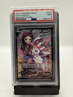 Sylveon V - TG14/TG30 - Ultra Rare - Brilliant Stars - Pokemon Card - PSA 9 - Image 1