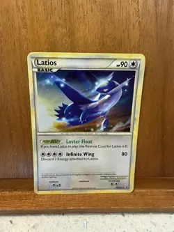 Latios HGSS11 Black Star Promo 2010 Holo Pokemon Card MP - Image 1