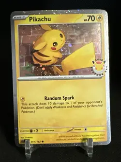 Pokemon TCG Pikachu 051 /162 2026 Pokemon Day Stamped Promo - Image 1