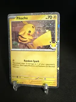 Pokemon TCG Pikachu 051 /162 2026 Pokemon Day Stamped Promo - Image 2